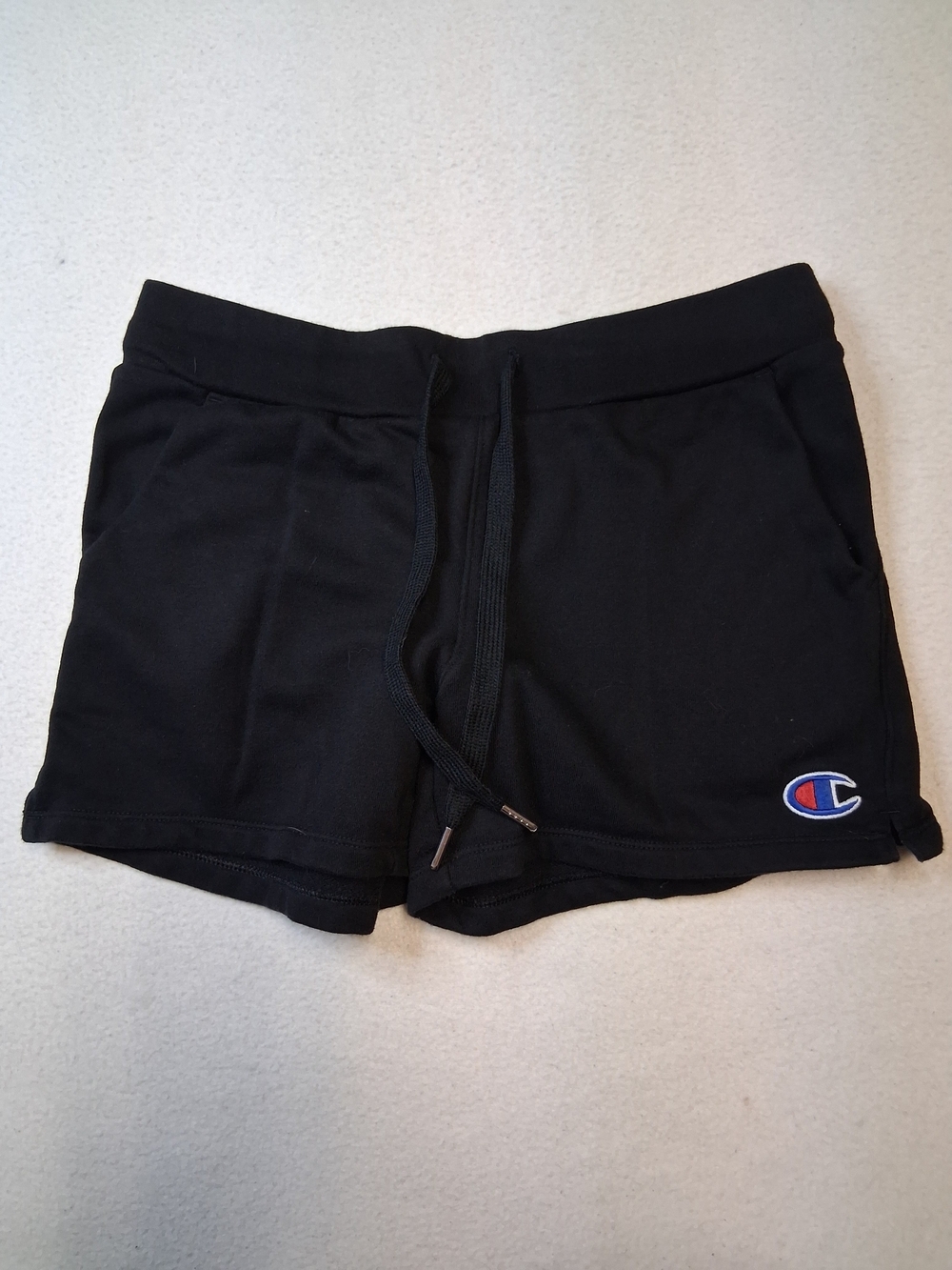 4/20$ Champion Black Logo Lounge Shorts